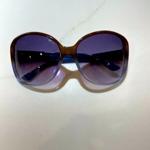 Gucci Oversized Blue Sunglasses